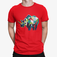 Thumbnail for Camiseta Rinoceronte Poligono