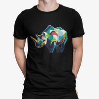 Thumbnail for Camiseta Rinoceronte Poligono