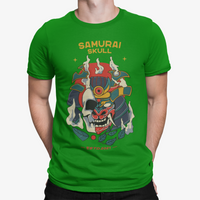 Thumbnail for Camiseta Samurai Skull