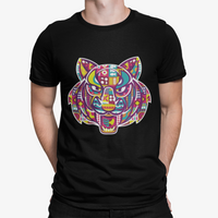 Thumbnail for Camiseta Tigre Colors