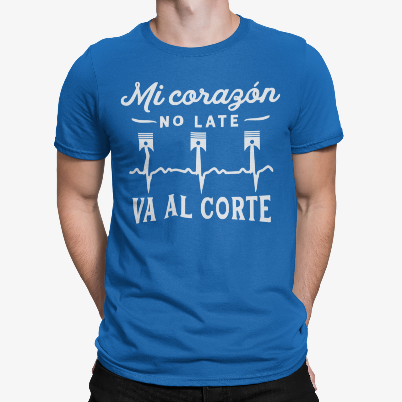 CAMISETA MI CORAZON NO LATE VA AL CORTE