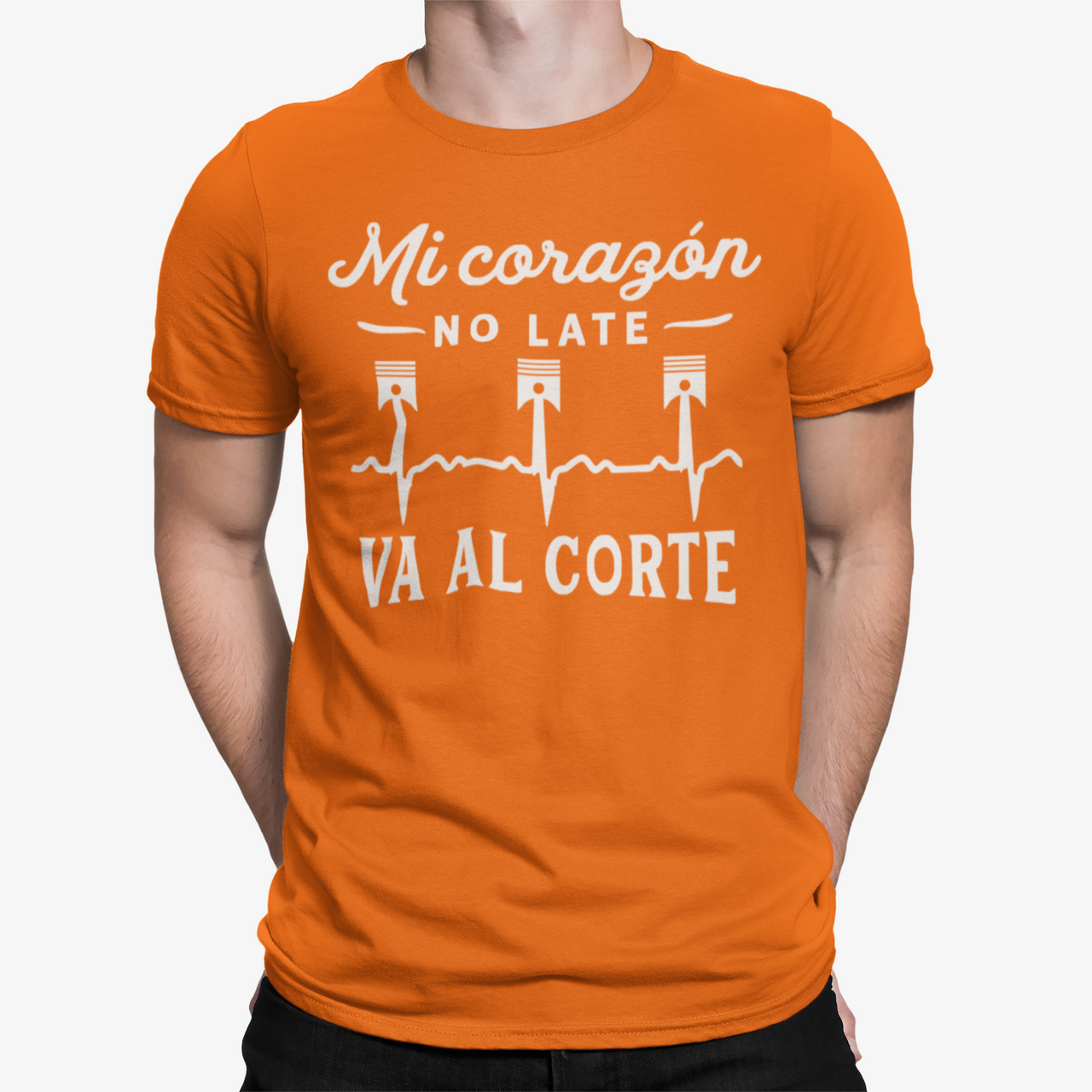 CAMISETA MI CORAZON NO LATE VA AL CORTE