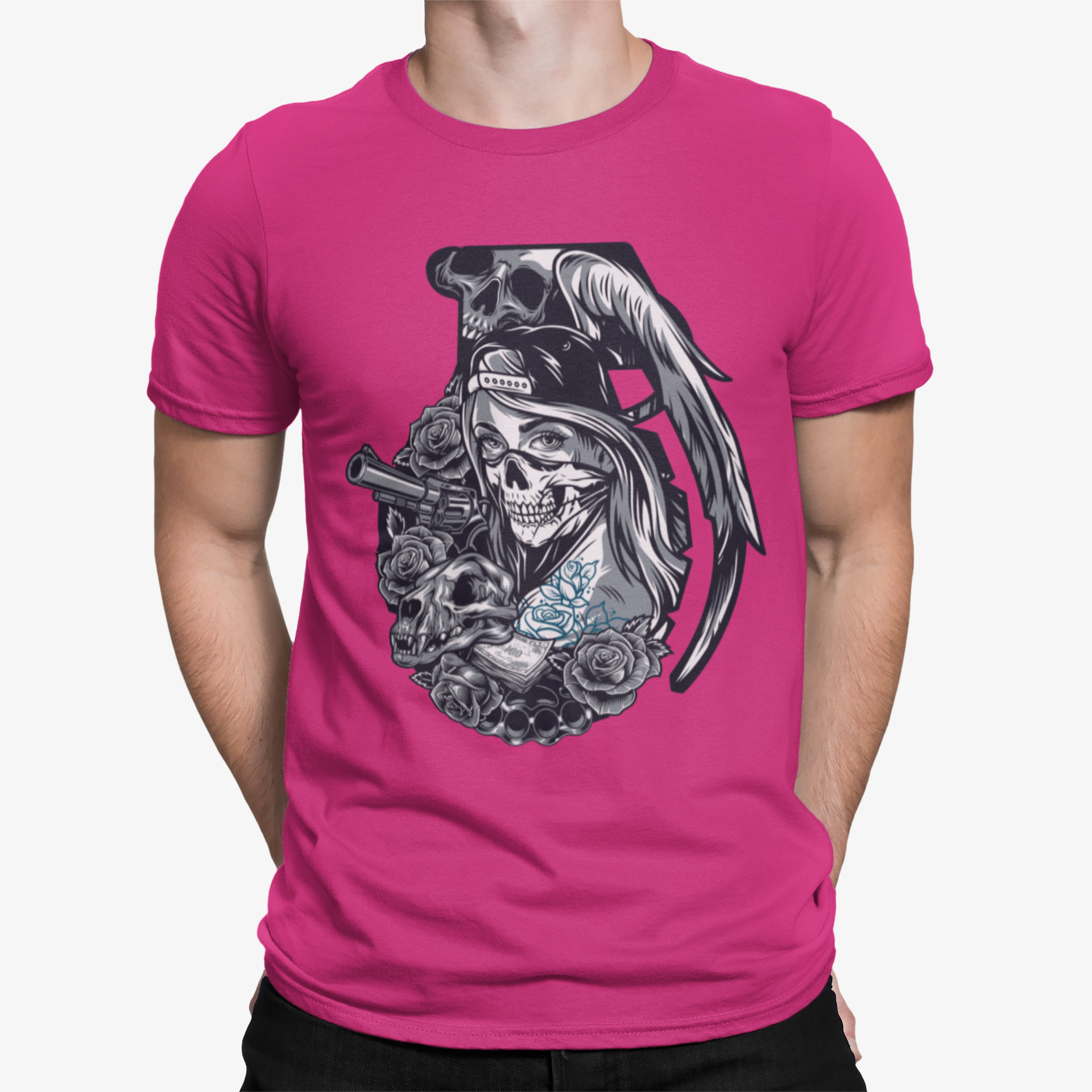 Camiseta Calaveras Aladas