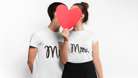 Thumbnail for Camiseta Mr Mrs Dissny