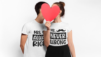 Thumbnail for Camiseta Mr never Mrs always