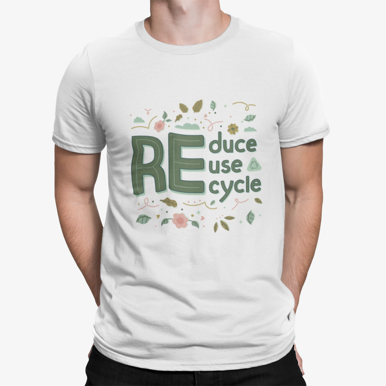 Camiseta Recycle Flowers