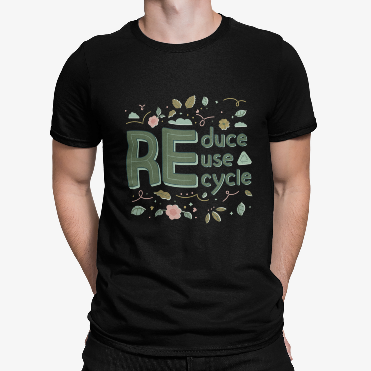Camiseta Recycle Flowers