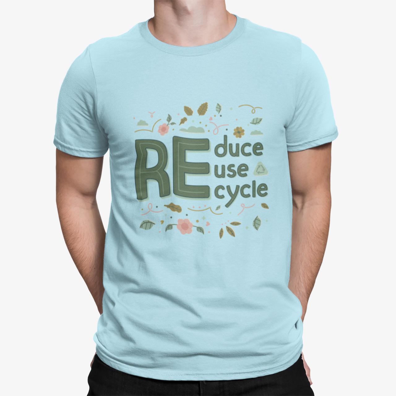 Camiseta Recycle Flowers