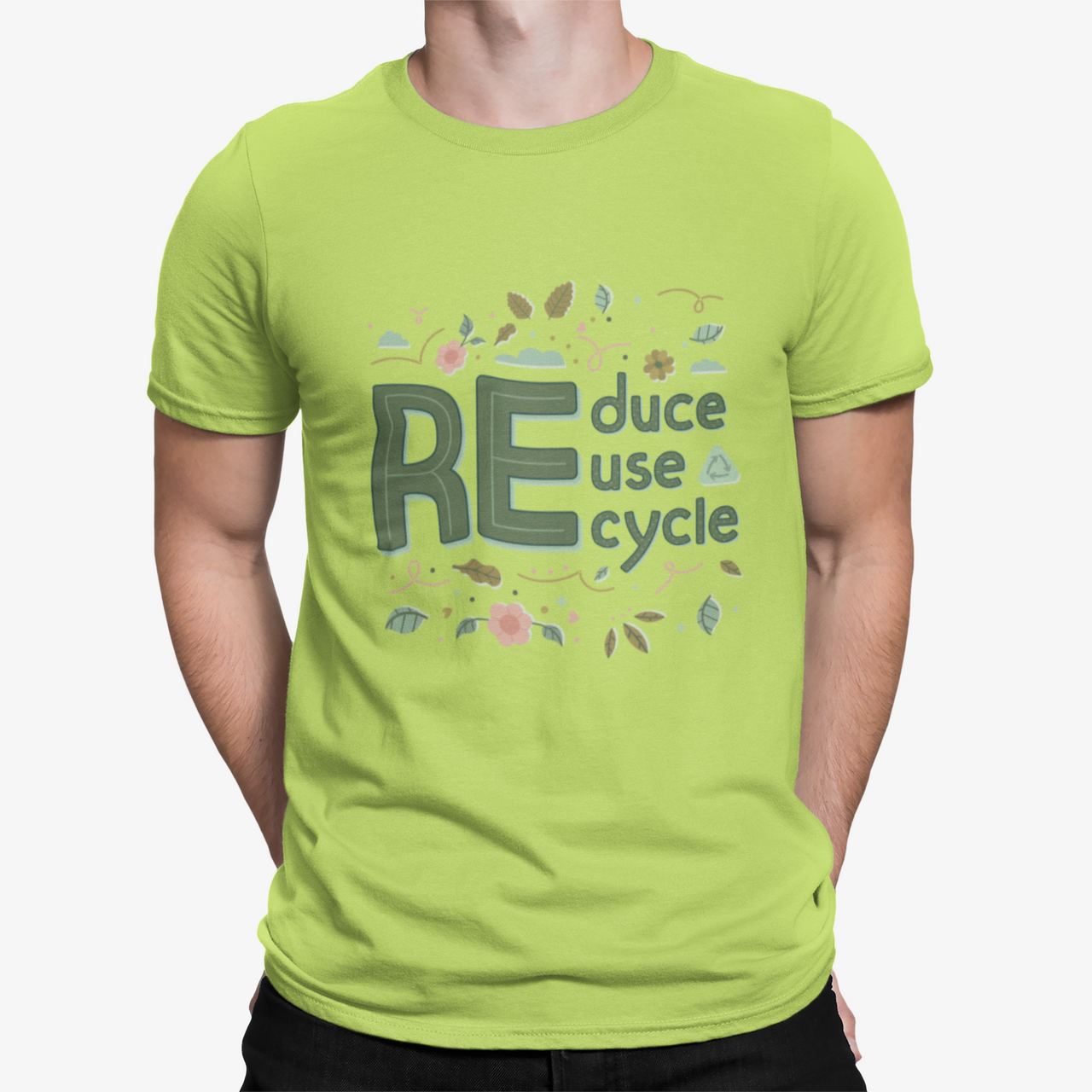 Camiseta Recycle Flowers
