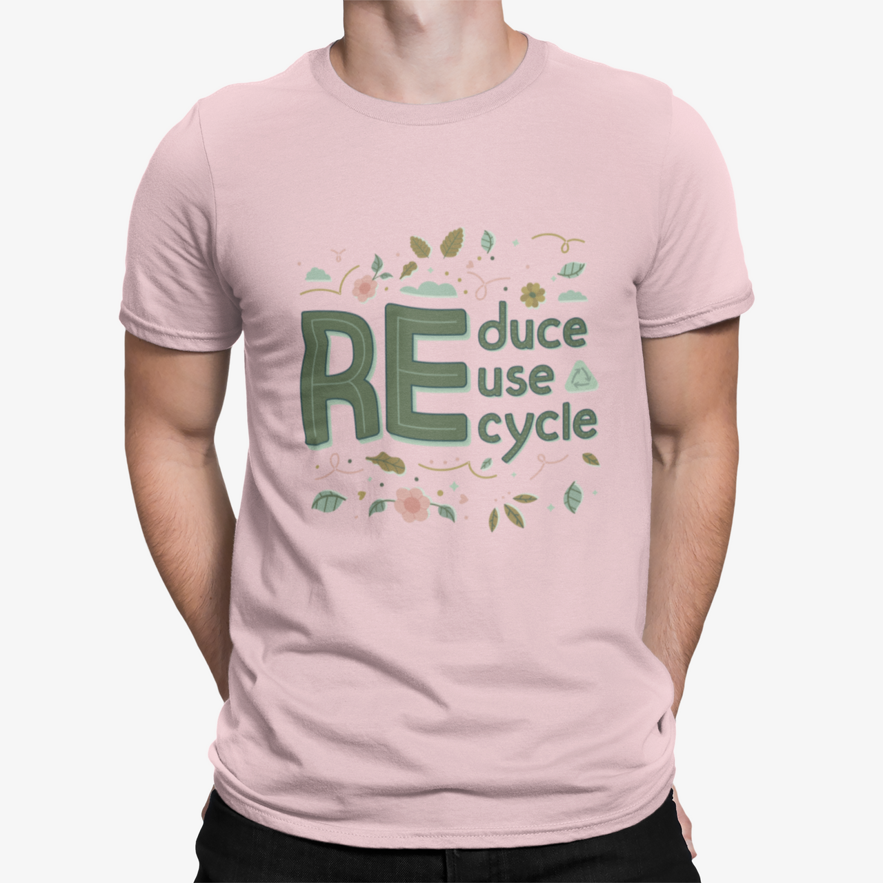 Camiseta Recycle Flowers