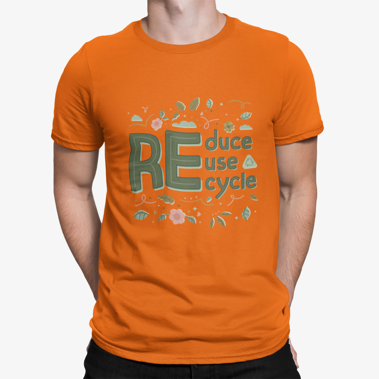 Camiseta Recycle Flowers
