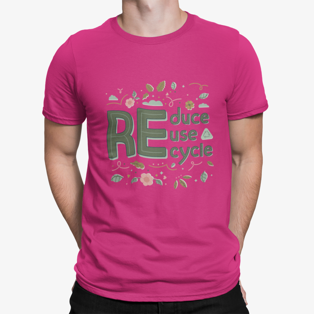 Camiseta Recycle Flowers