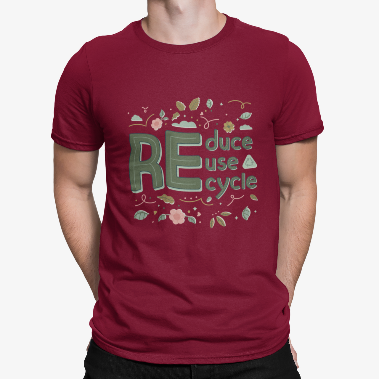 Camiseta Recycle Flowers