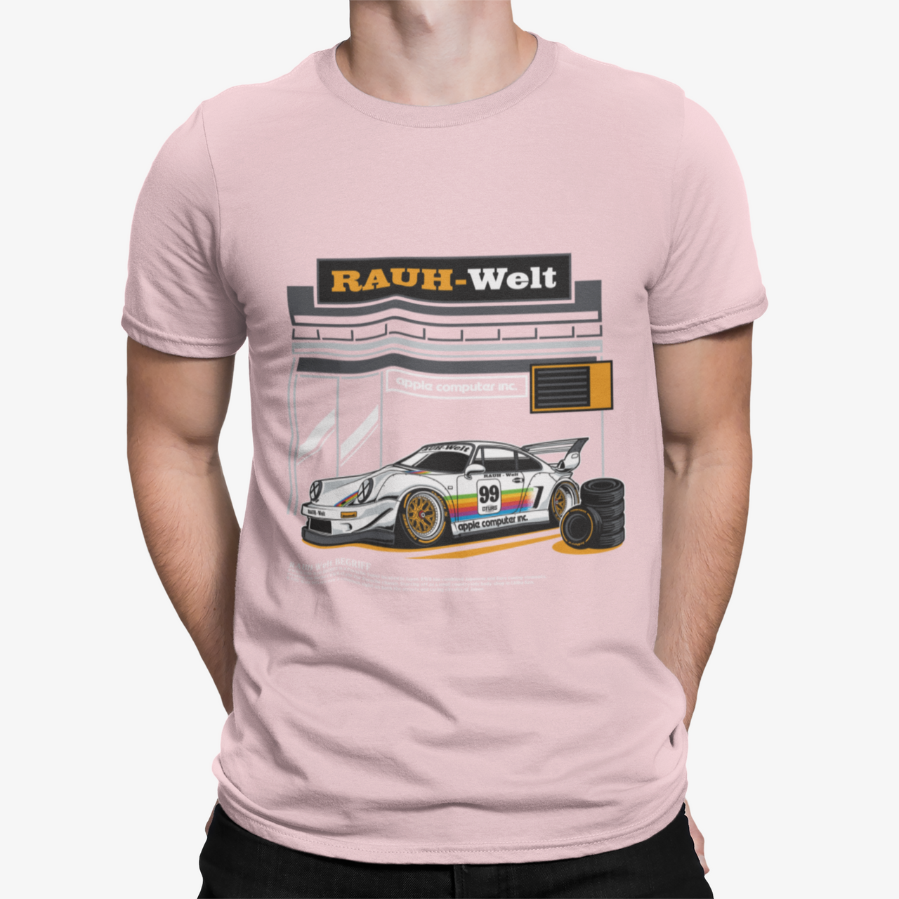 Camiseta 911 RWB Rainbow