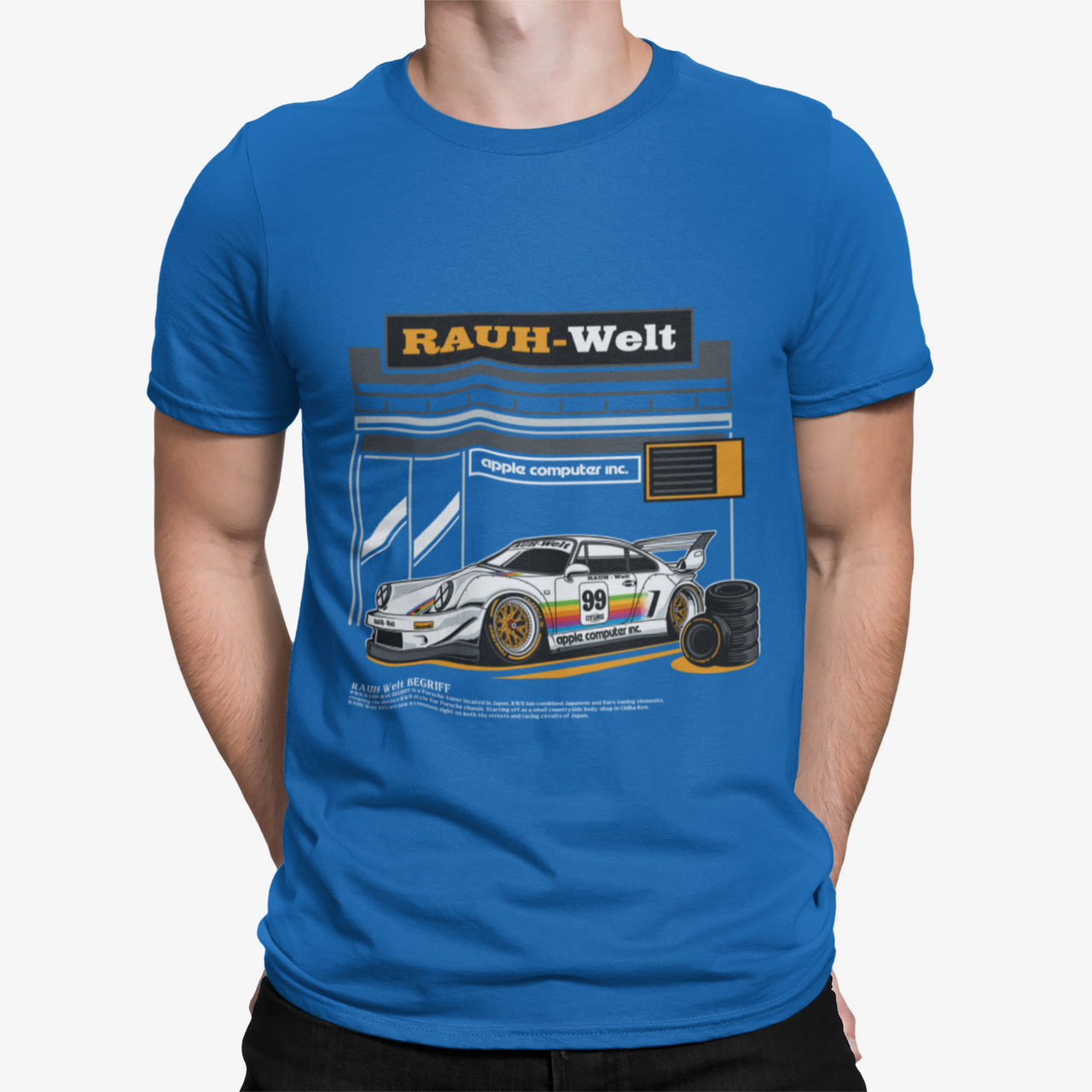 Camiseta 911 RWB Rainbow