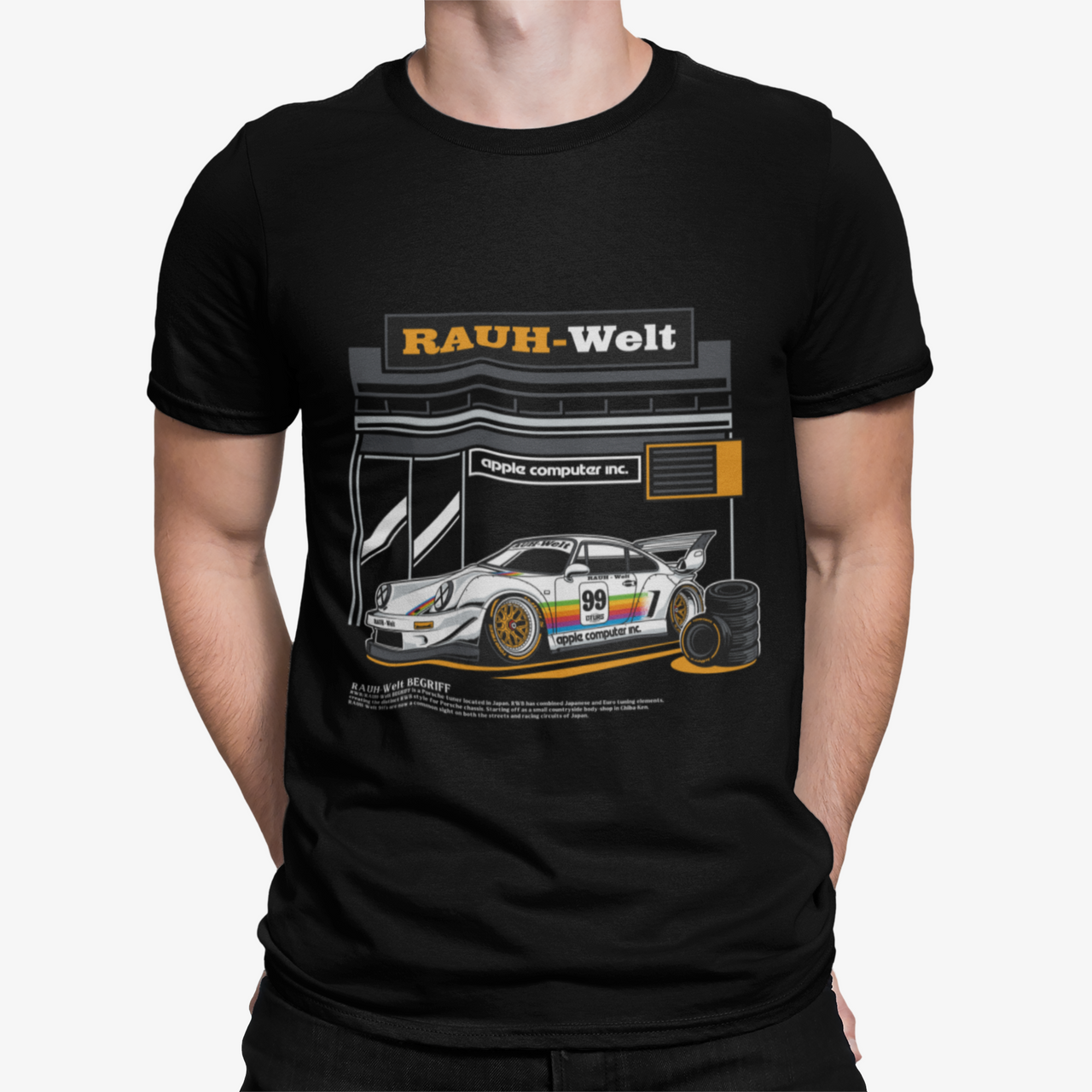 Camiseta 911 RWB Rainbow