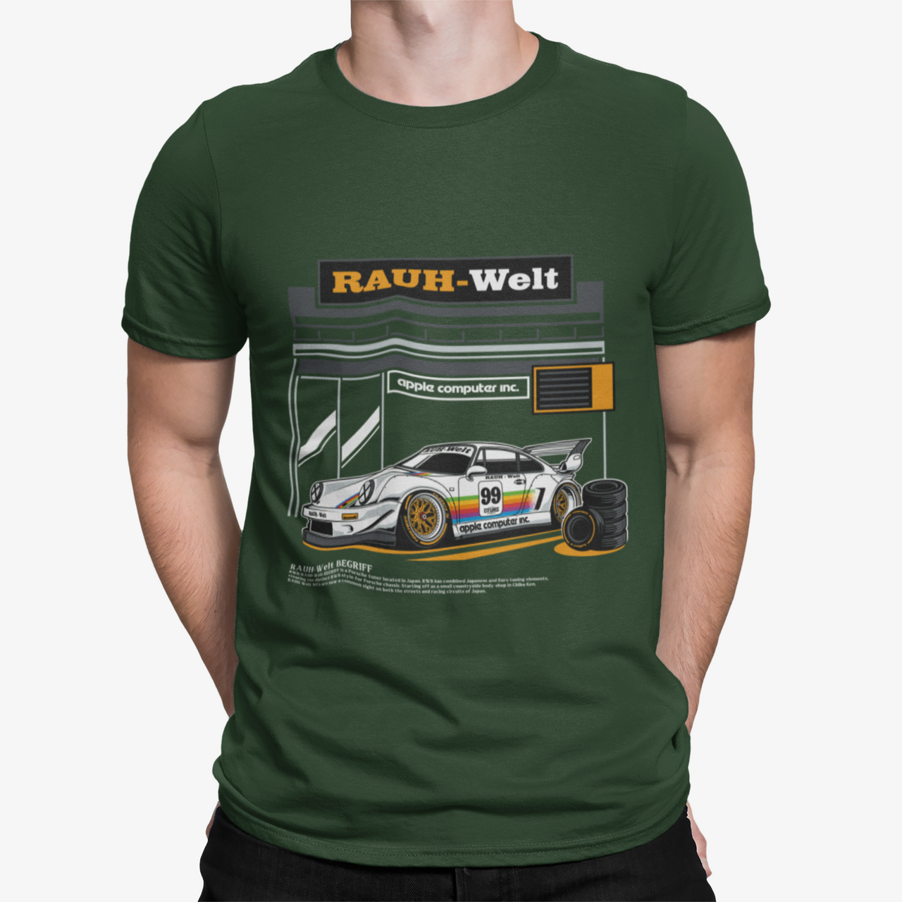 Camiseta 911 RWB Rainbow