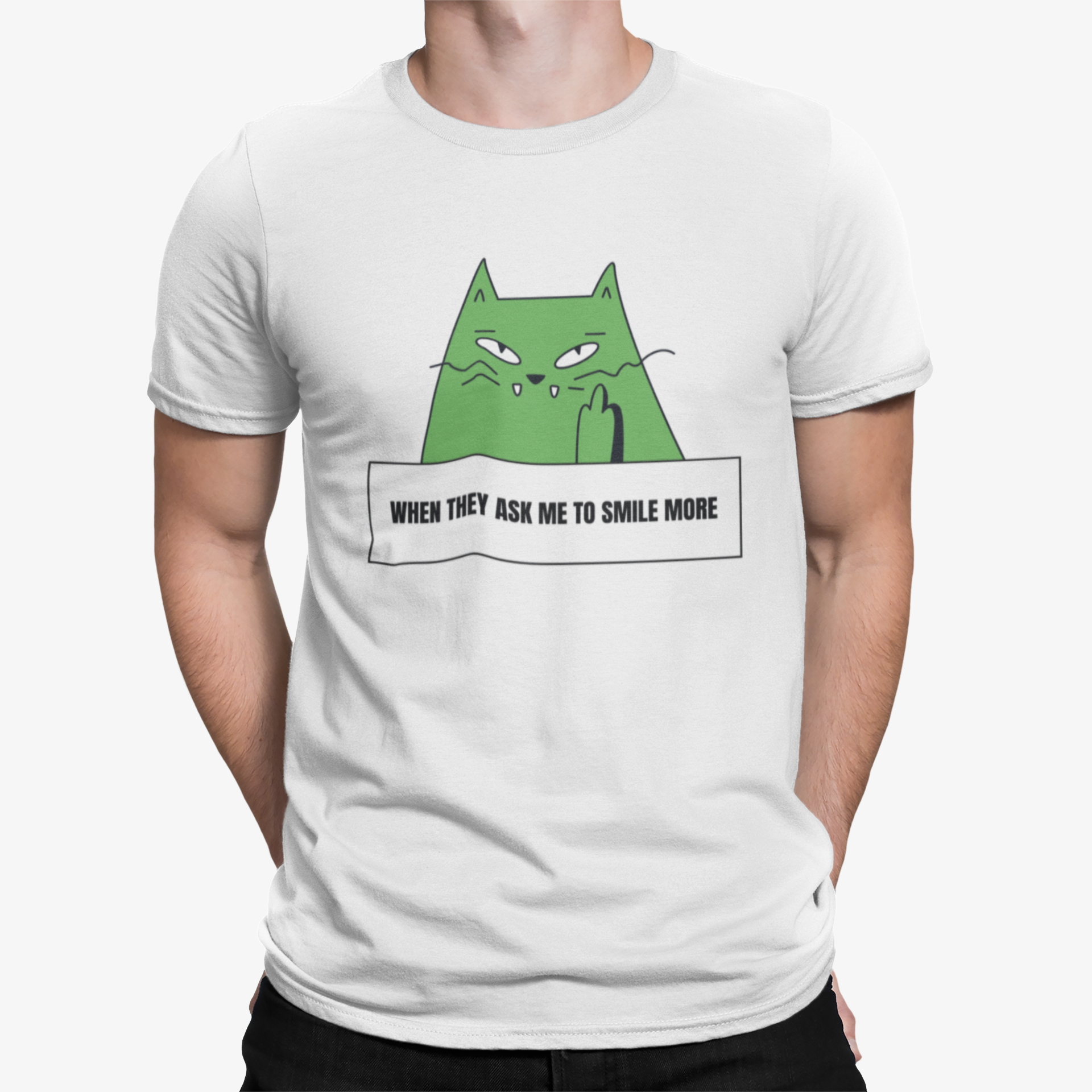 Camiseta Angry Cat