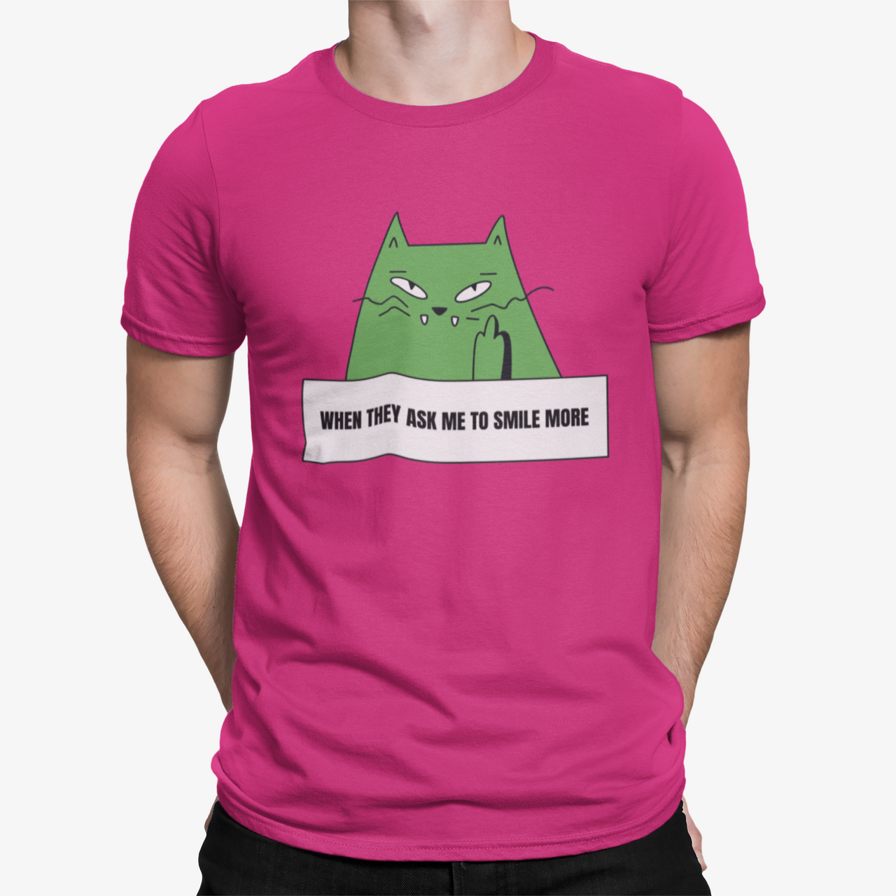 Camiseta Angry Cat