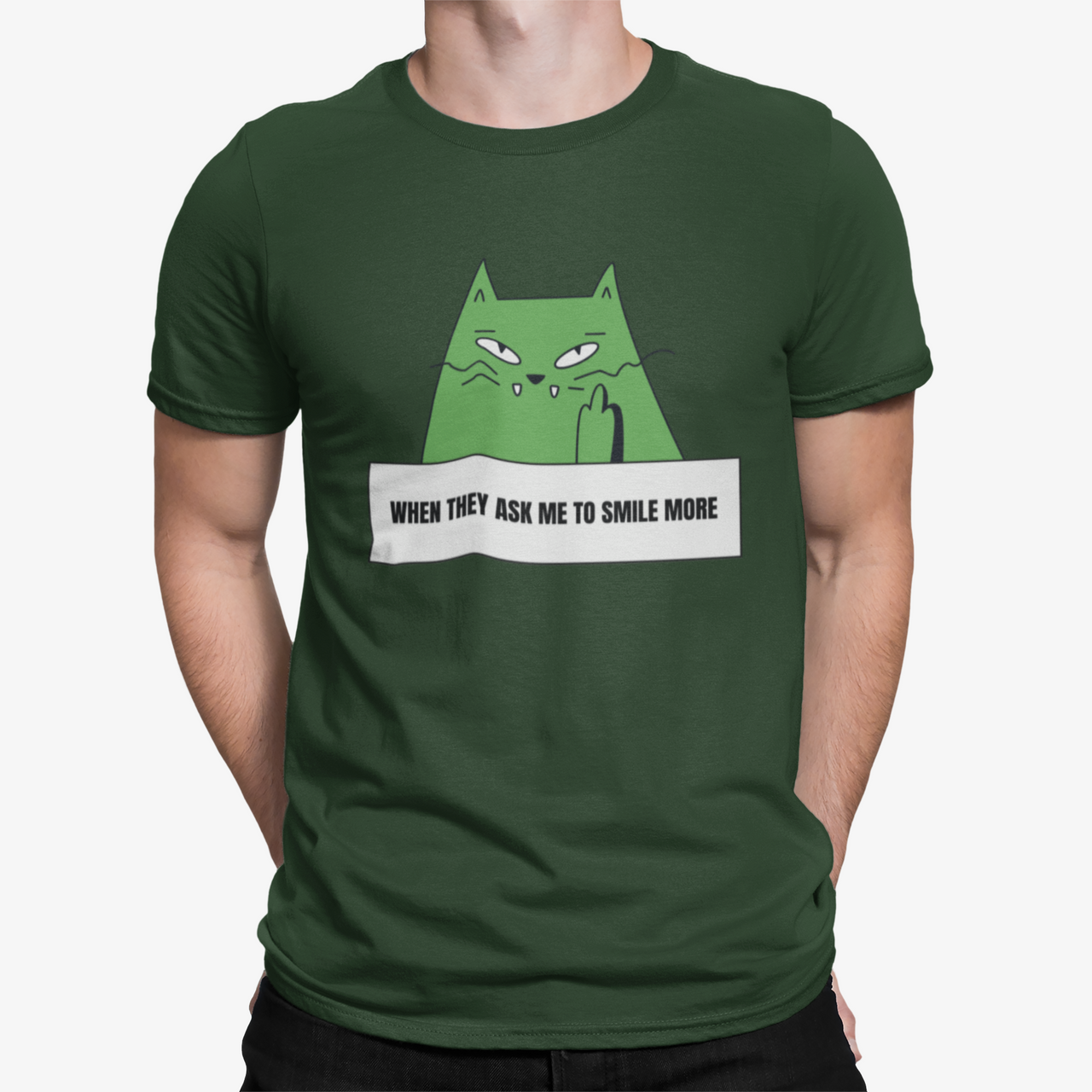 Camiseta Angry Cat