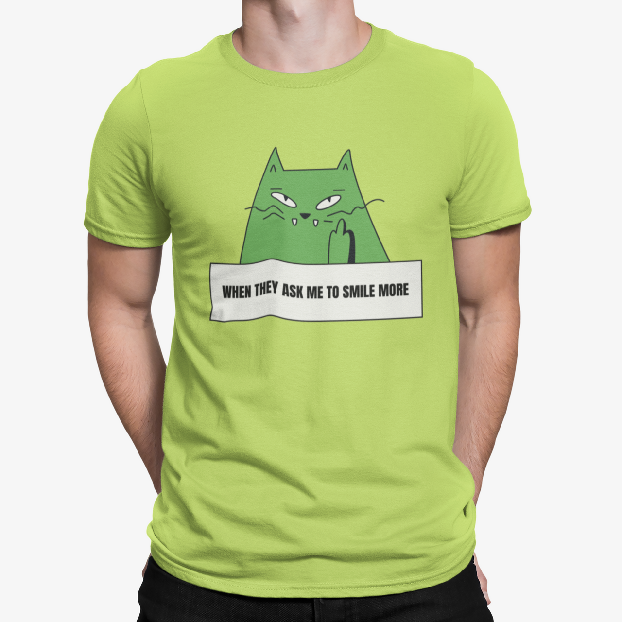 Camiseta Angry Cat