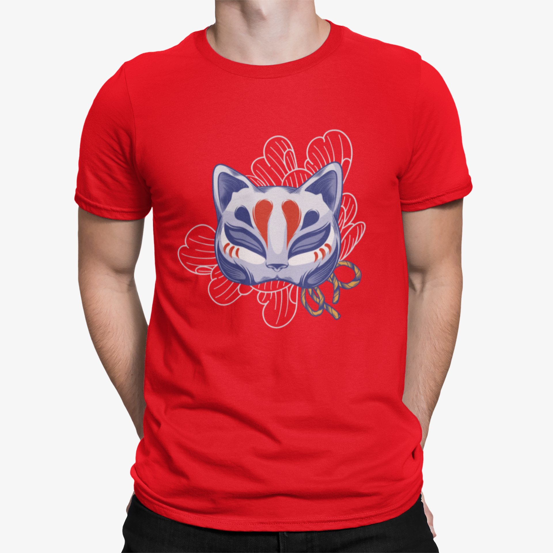 Camiseta Anime Mask Cat