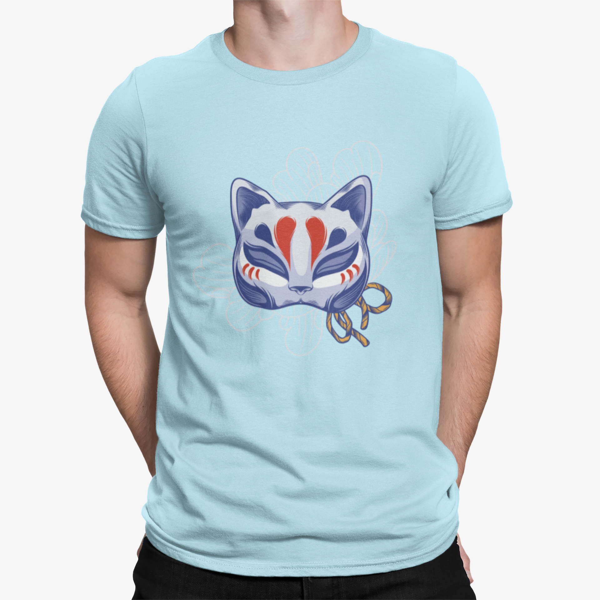 Camiseta Anime Mask Cat