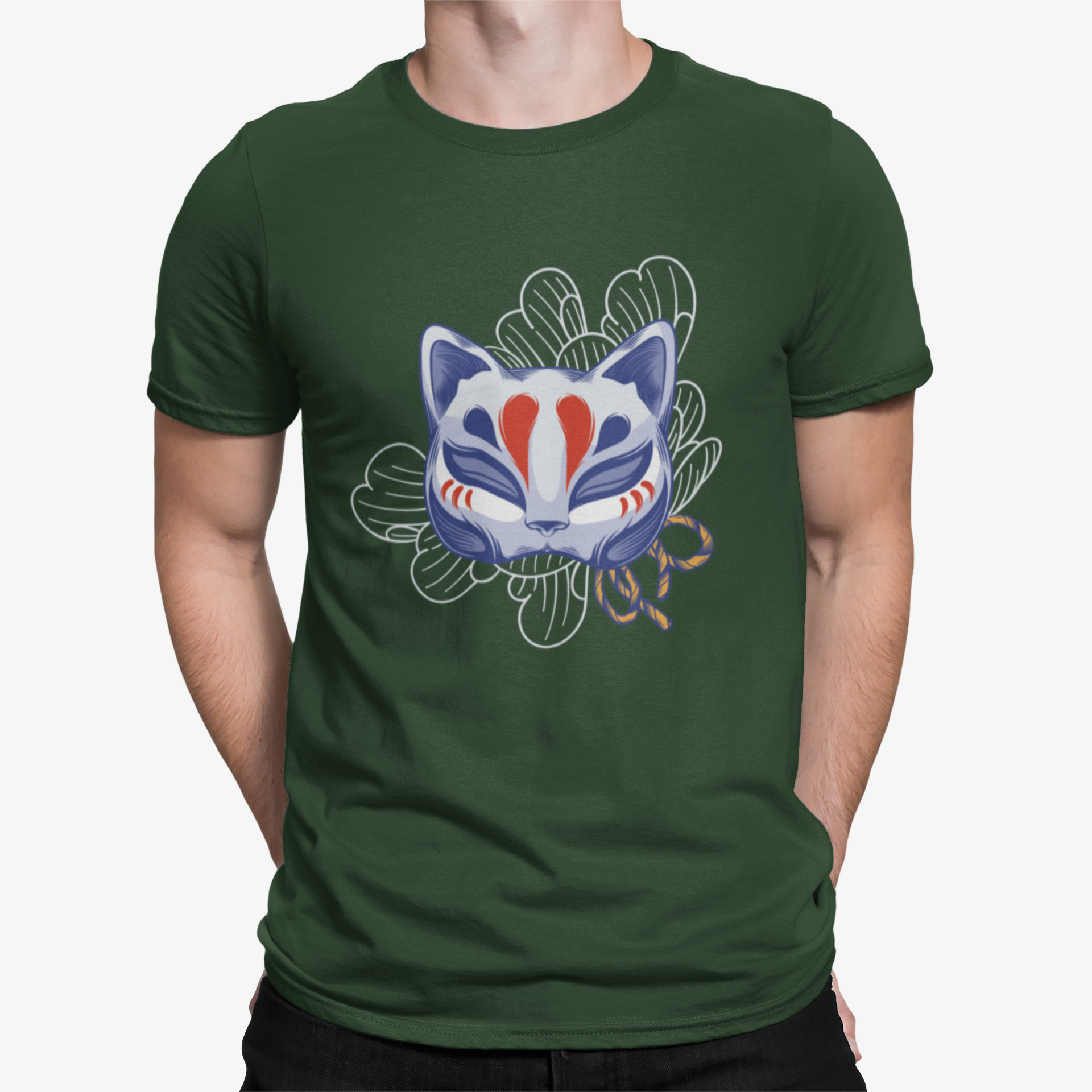 Camiseta Anime Mask Cat