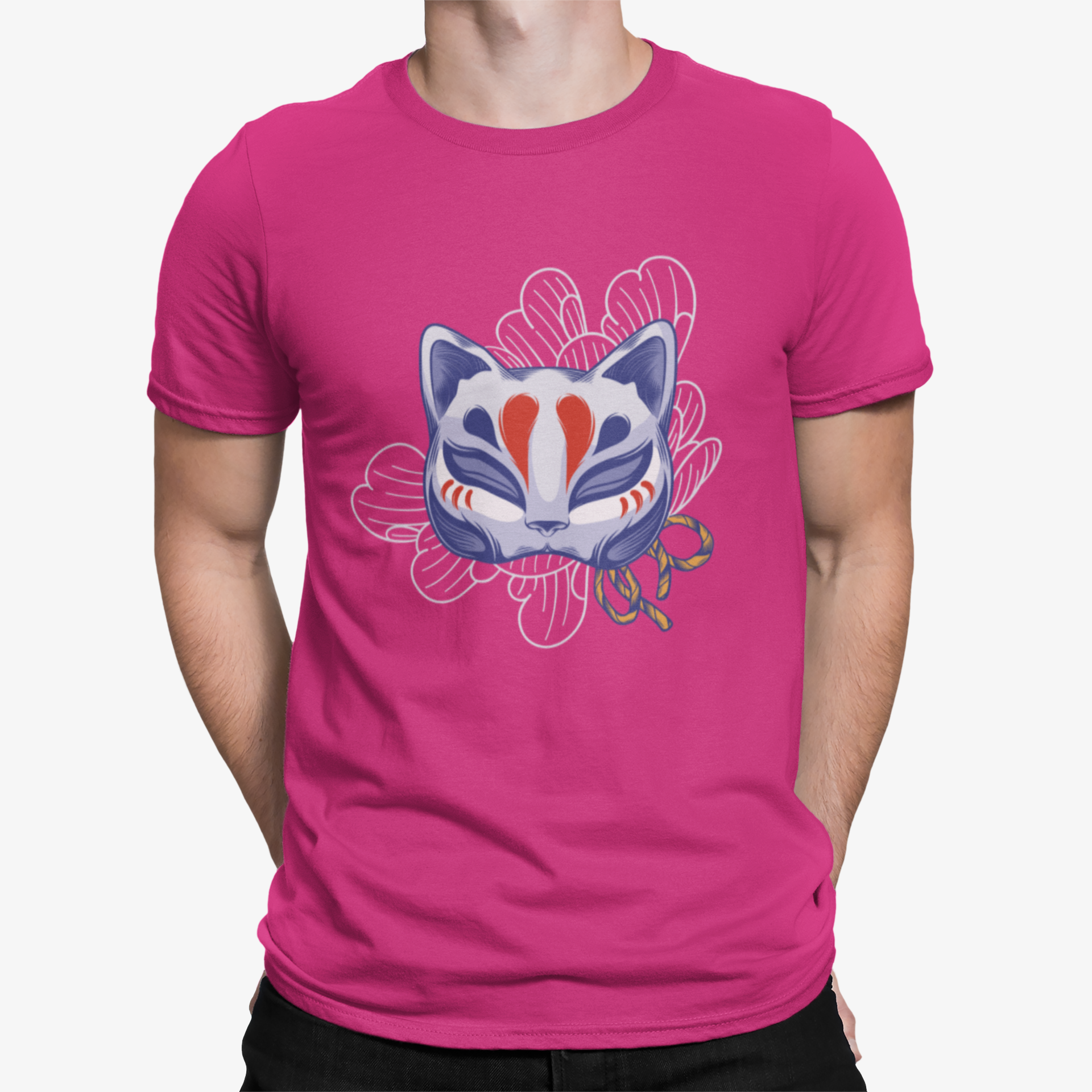 Camiseta Anime Mask Cat