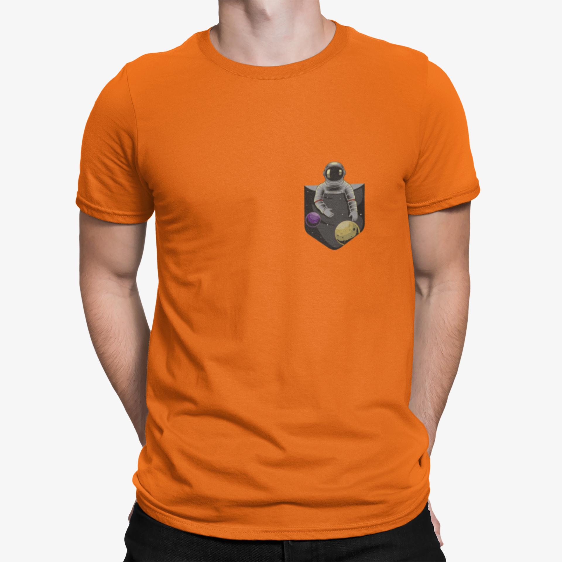 Camiseta Astronauta Bolsillo