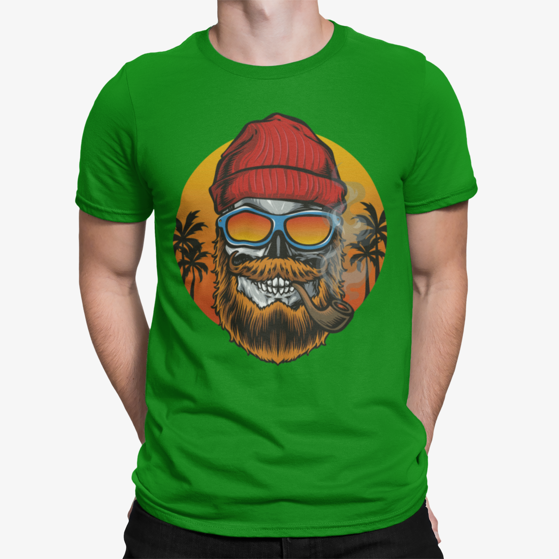 Camiseta Beard Skull