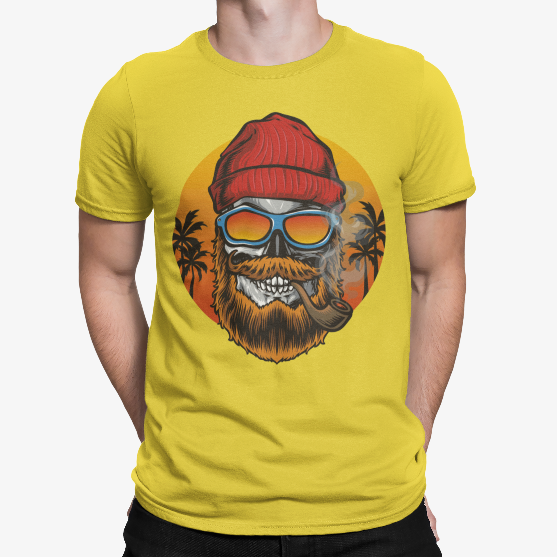 Camiseta Beard Skull