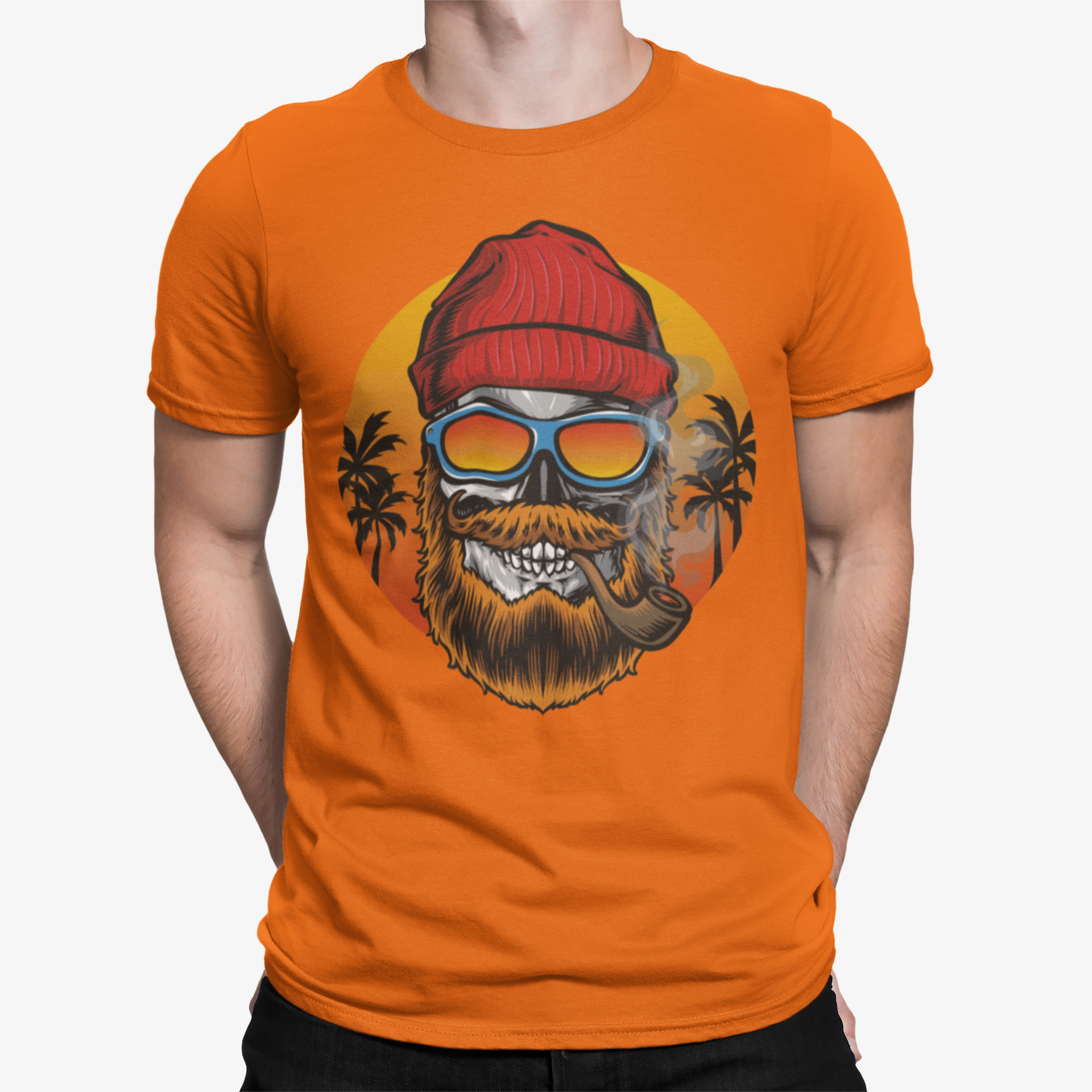 Camiseta Beard Skull