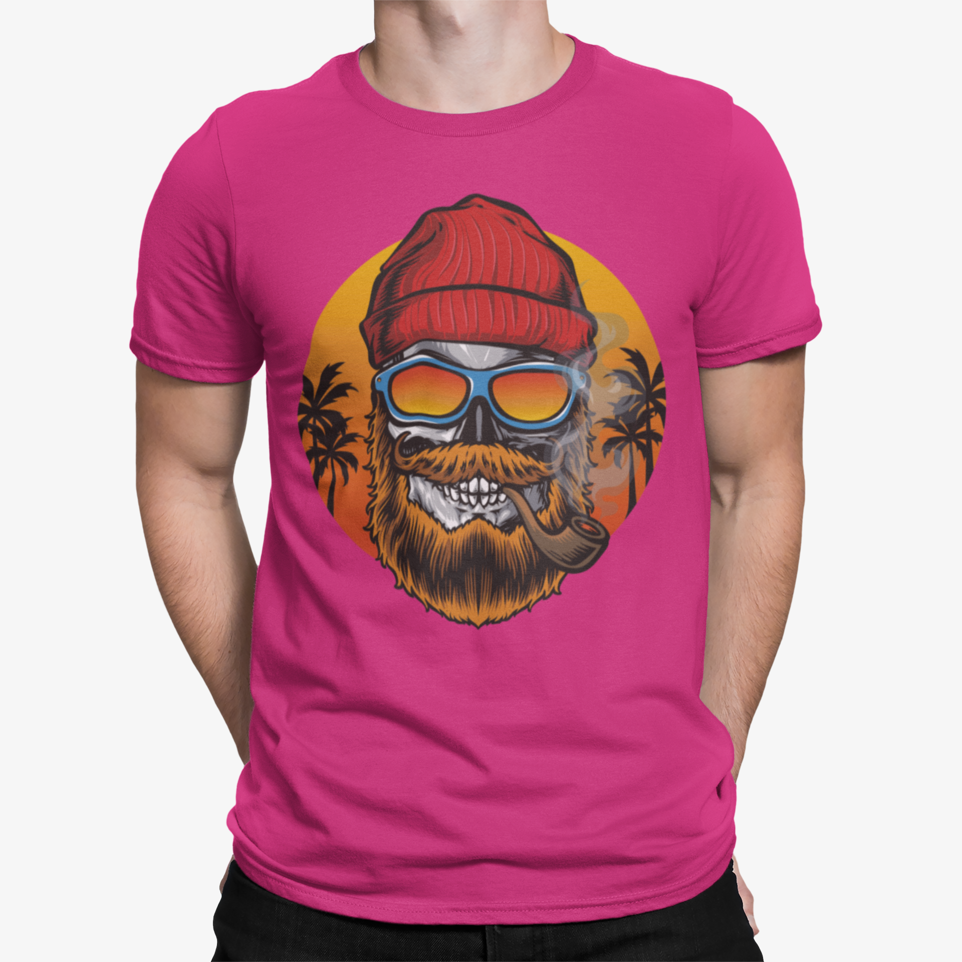 Camiseta Beard Skull