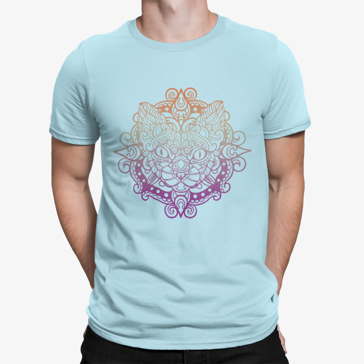 Camiseta Cat Mandala