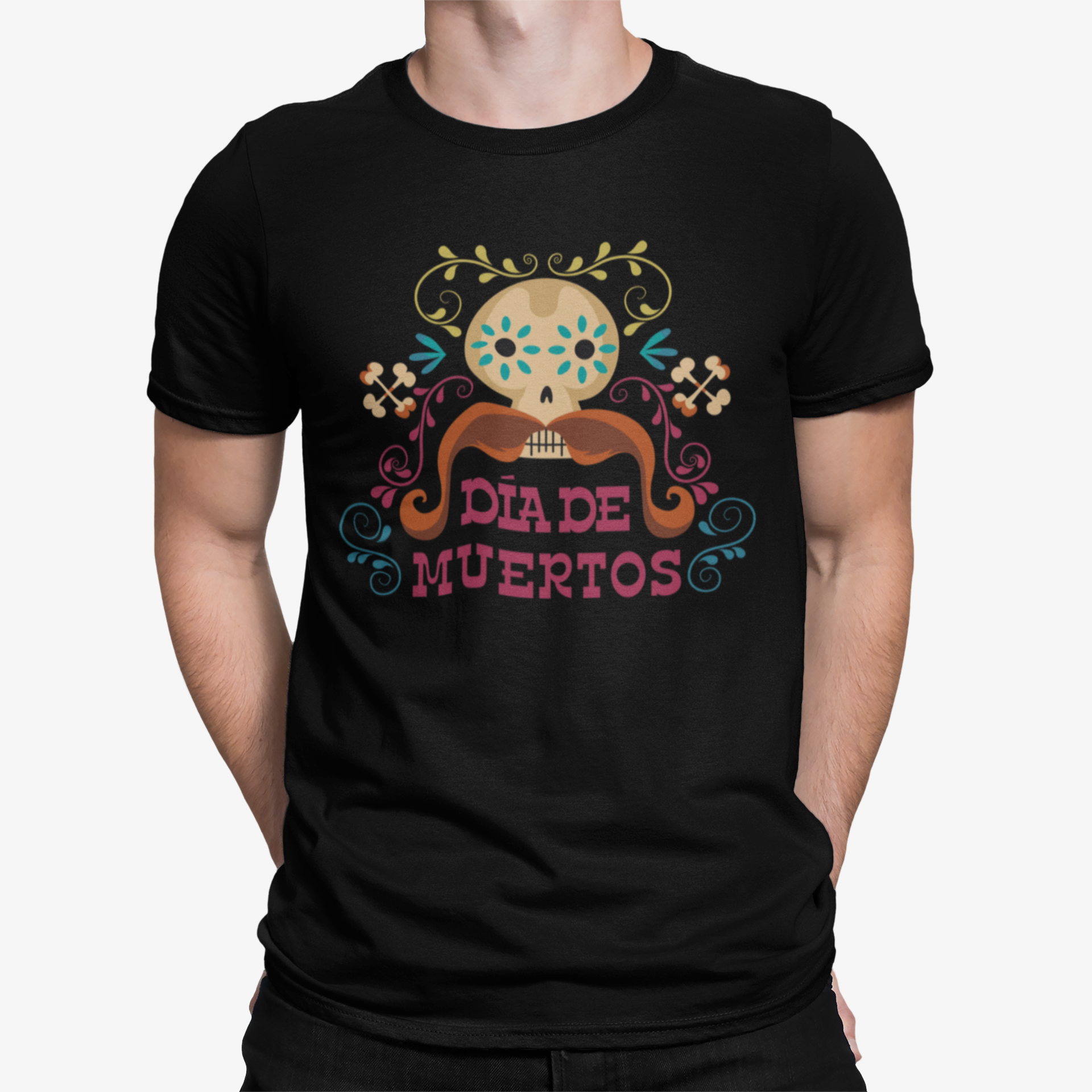 Camiseta Calavera Bigote