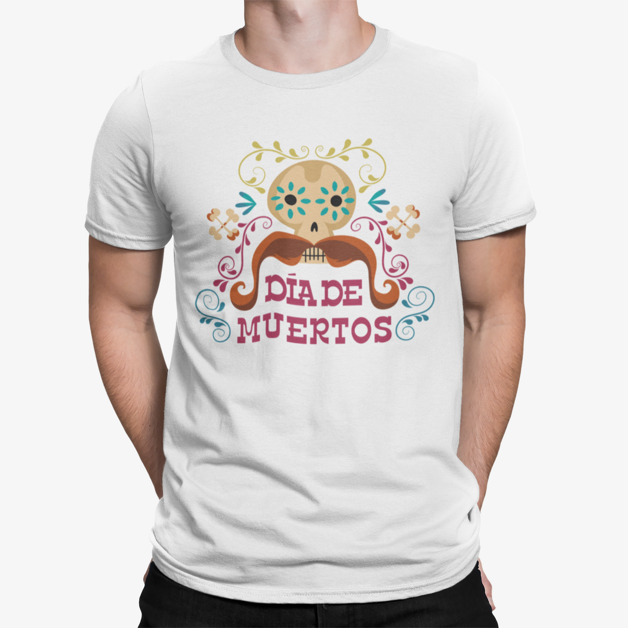 Camiseta Calavera Bigote