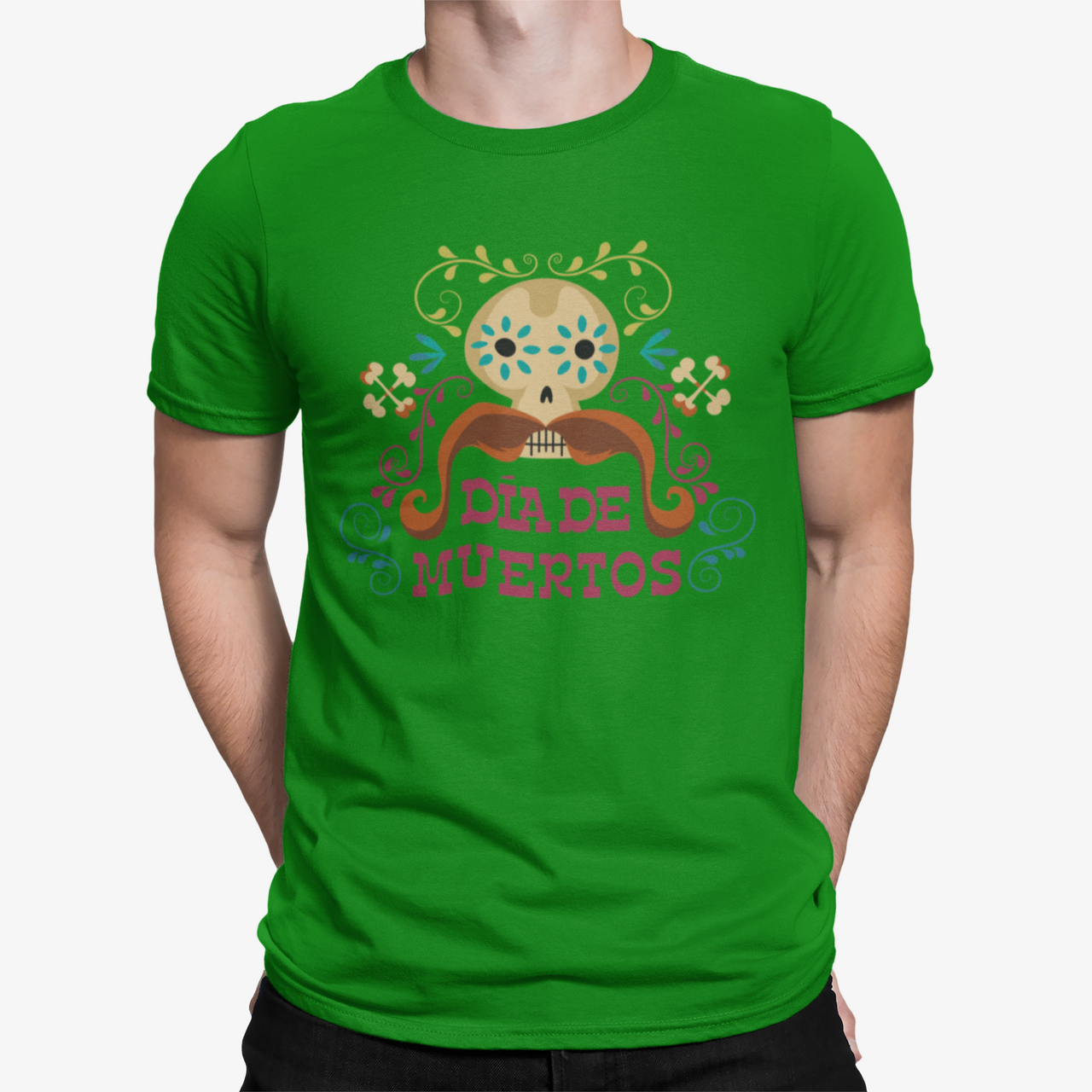 Camiseta Calavera Bigote