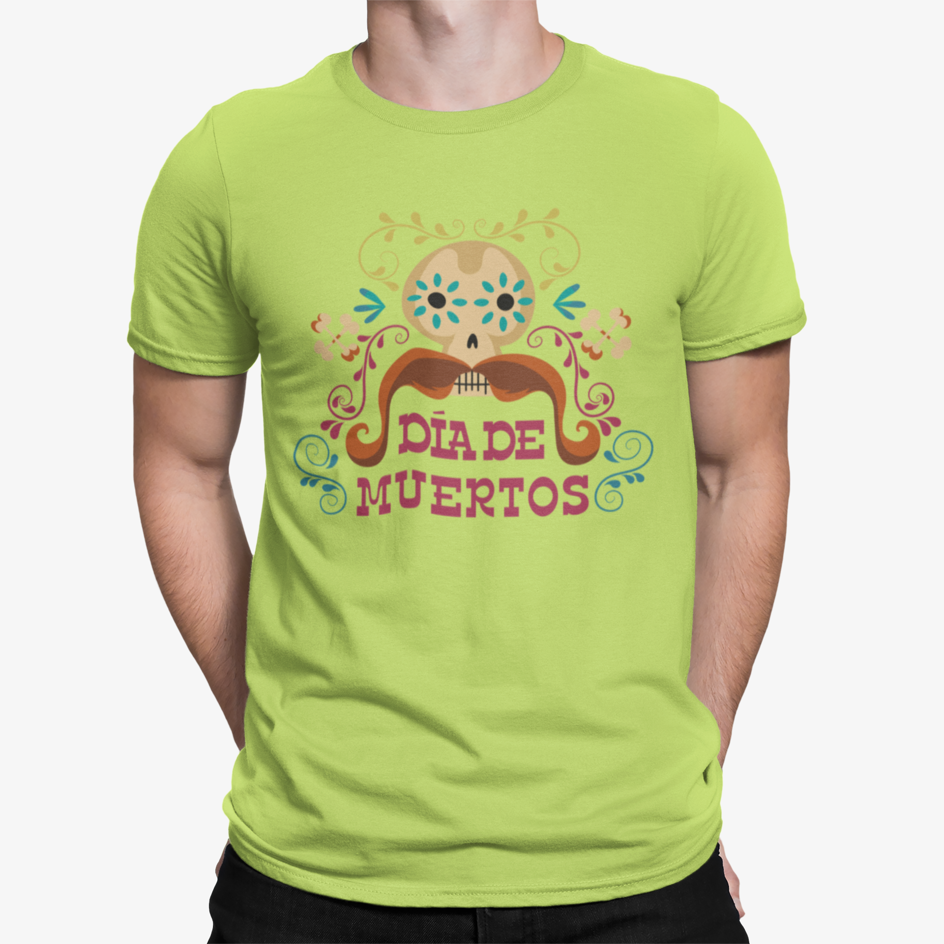 Camiseta Calavera Bigote