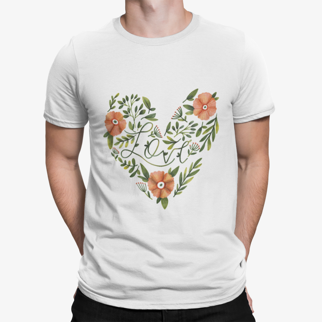 Camiseta Corazón Natural