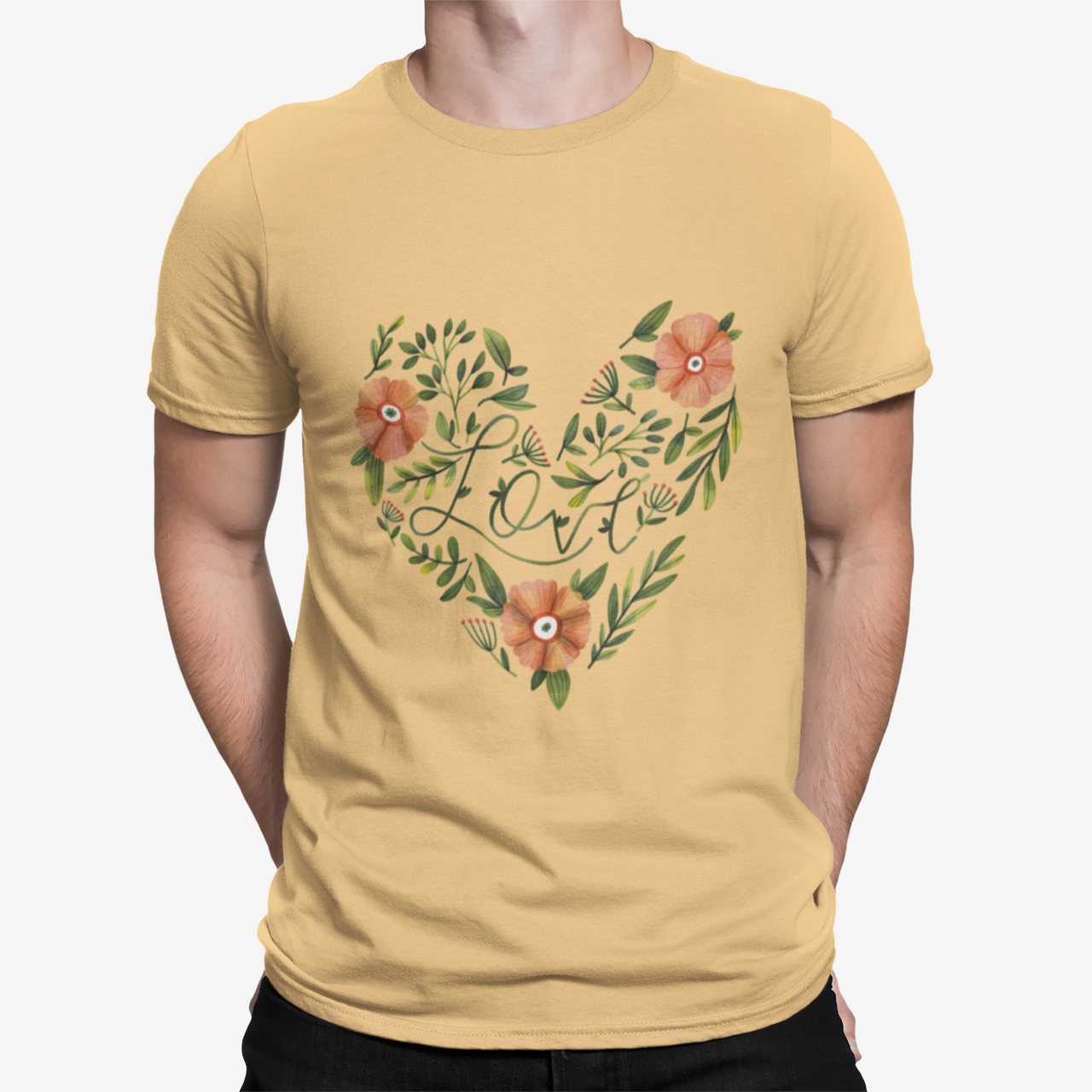 Camiseta Corazón Natural