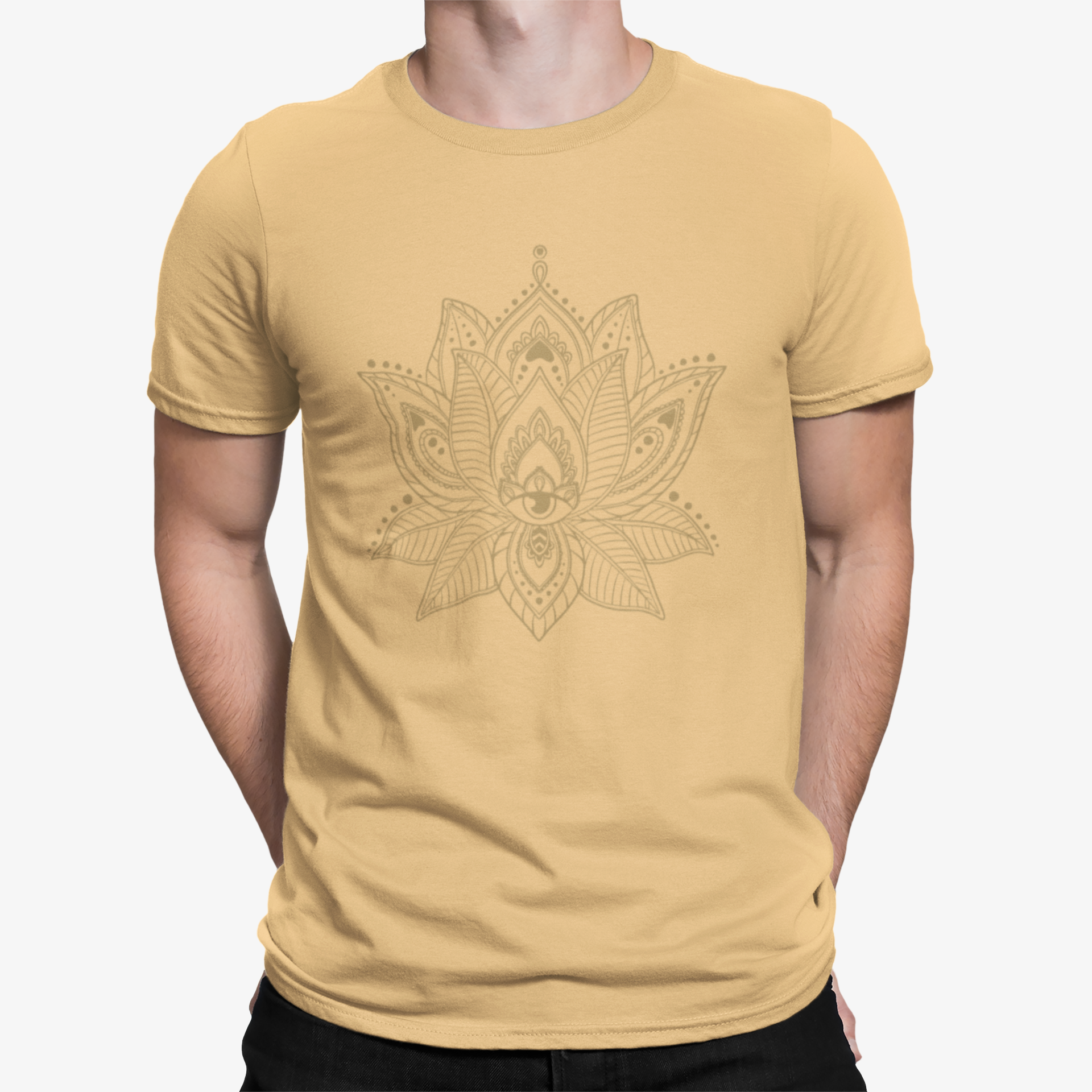 Camiseta Flor Dorada