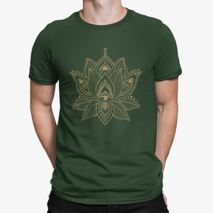 Camiseta Flor Dorada