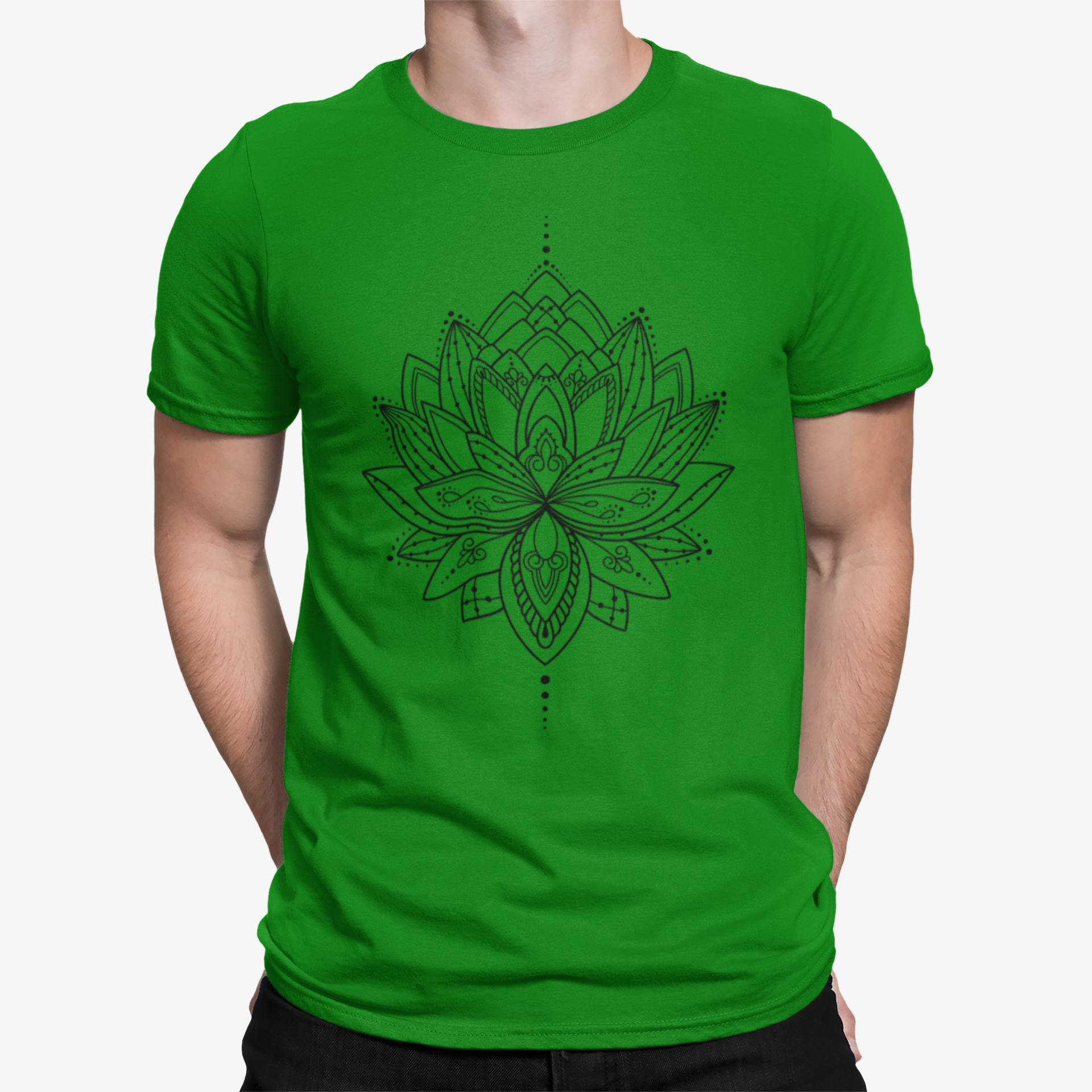 Camiseta Flor Negra