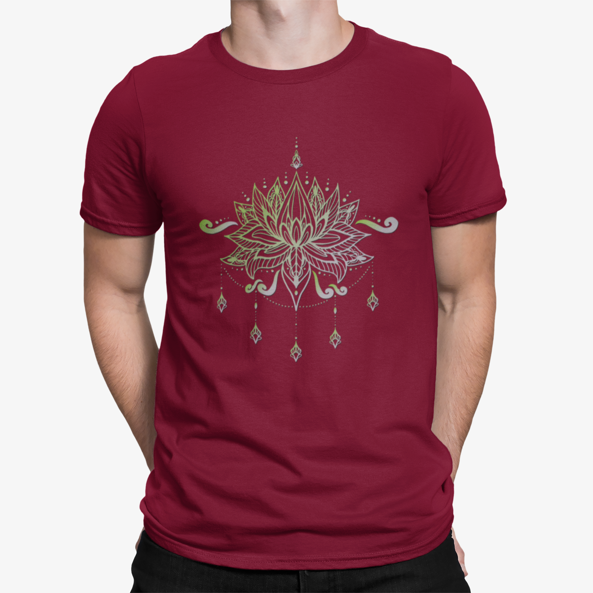 Camiseta Flor Verde