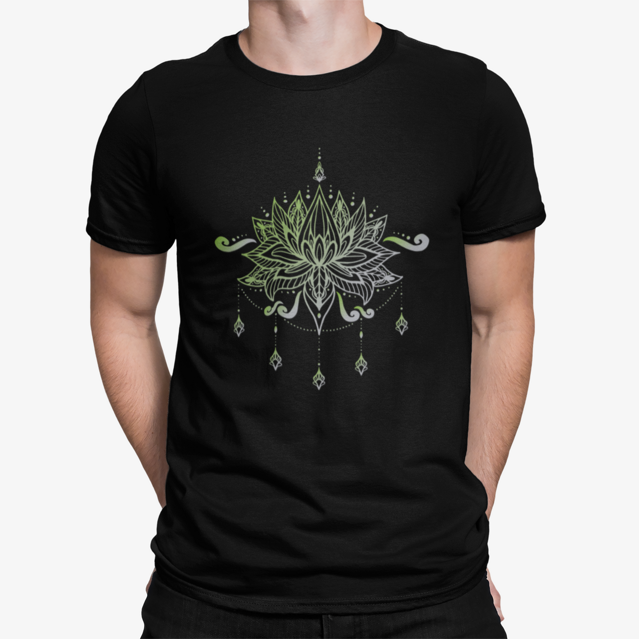 Camiseta Flor Verde