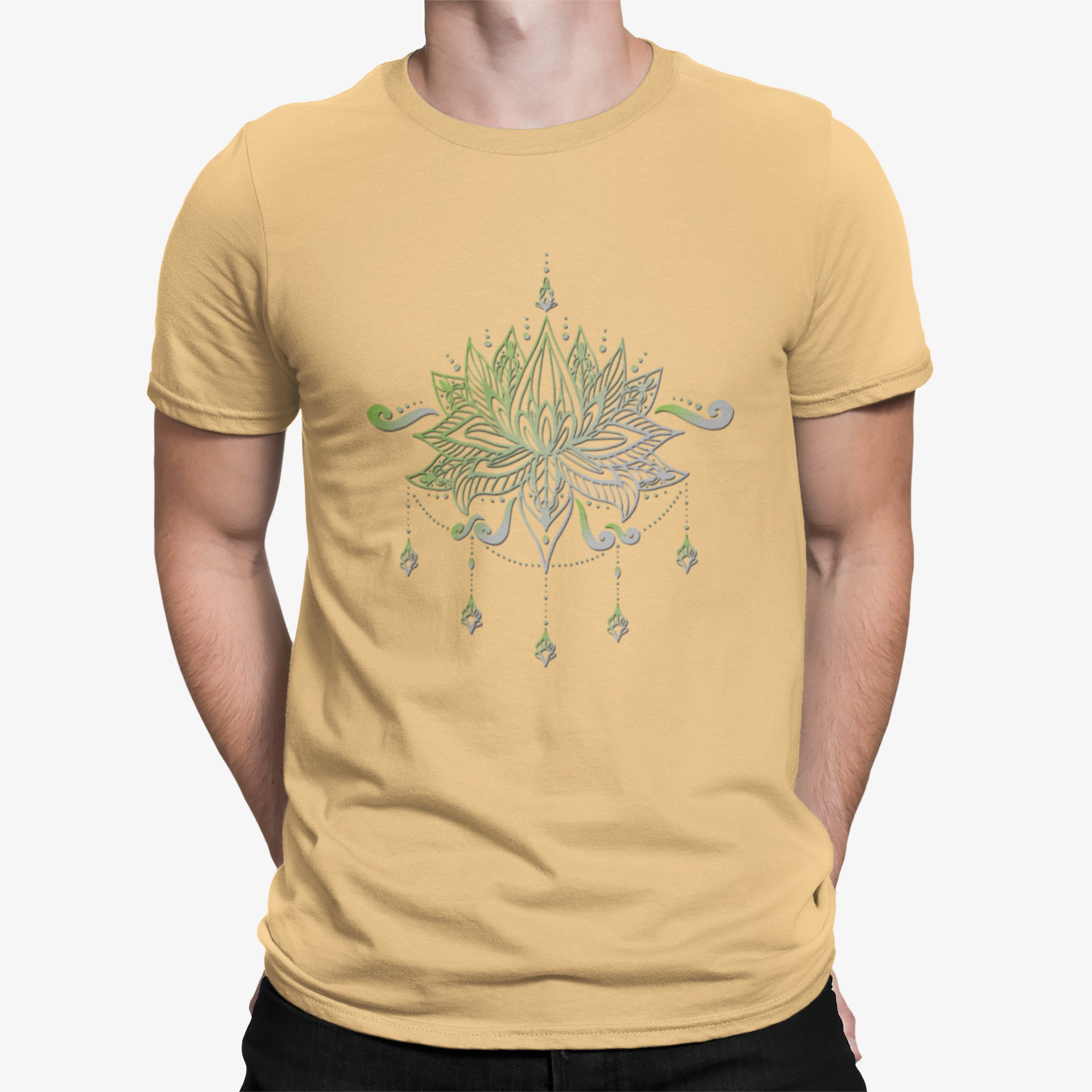 Camiseta Flor Verde