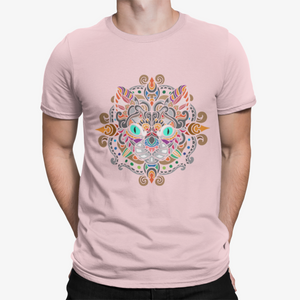 Camiseta Gato Mandala