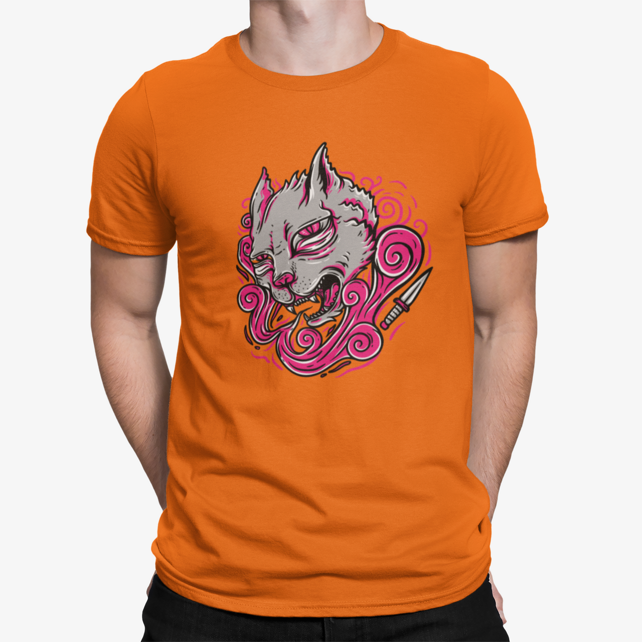 Camiseta Gato Navaja