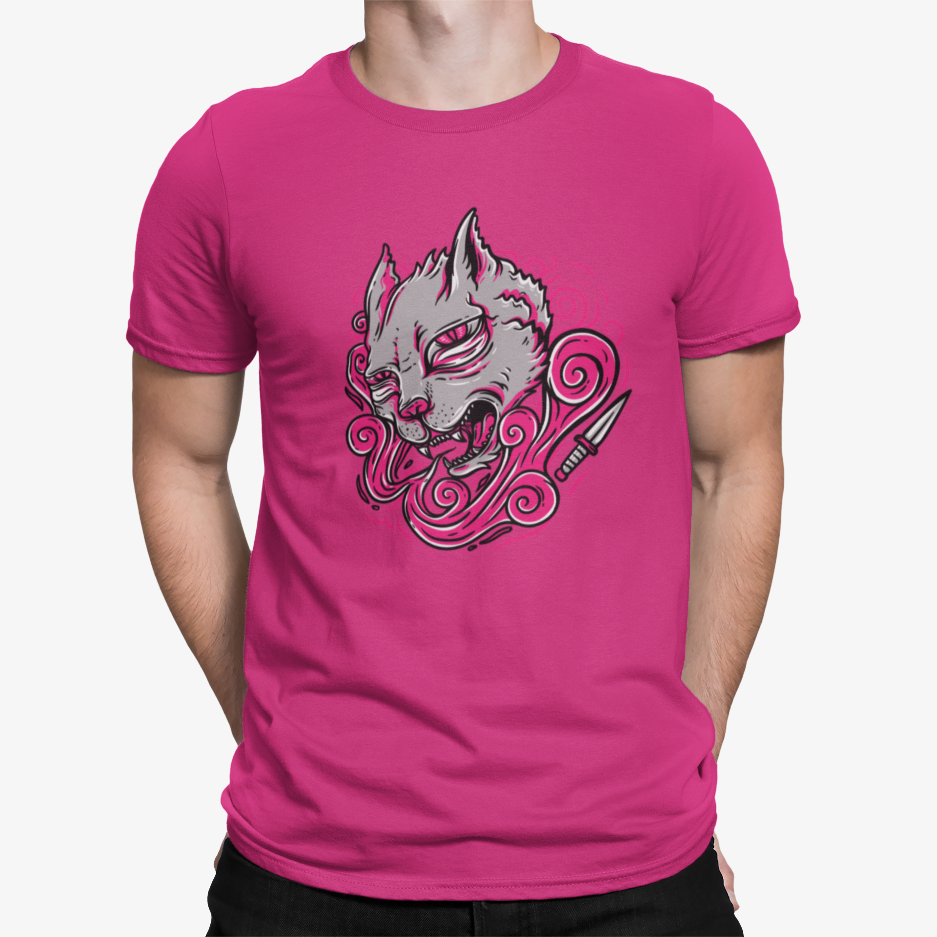 Camiseta Gato Navaja